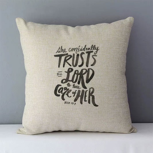 Nordic Simply Style Words Letters Printed Cozy Couch Cushion Cover Home Decorative Pillow Cover Square 45X45Cm Pillowcase QX-D5