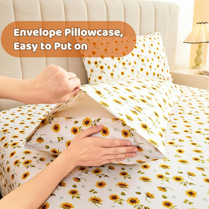 Sunflower Fitted Bed Linen Set